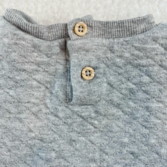 PL:BABY • Grey/Green/Black Quilted Sweatshirt and Joggers Matching Set - Picture 7 of 16